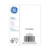 GE 97478 25-Watt 215-Lumen Decorative A19 Incandescent Light Bulb, Crystal