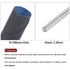 HARFINGTON 10pcs Abrasive Sandpaper Rolls Kit 180-2000 Grit 2.35mm Shank