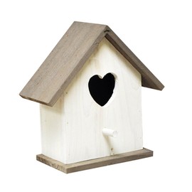 Kingfisher White Wooden Nesting Box