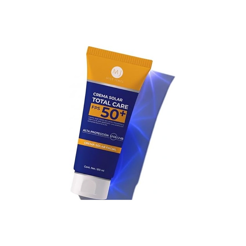 MIST JEWEL Protector solar facial Total Care 50 FPS Con