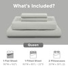 Comfort Spaces Extra Deep Pocket Sheets, 100% Cotton Sheets Queen