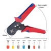 1800Pcs/Set Ferrule Crimping Tool Kit AWG 23‑7 Crimper Plier with