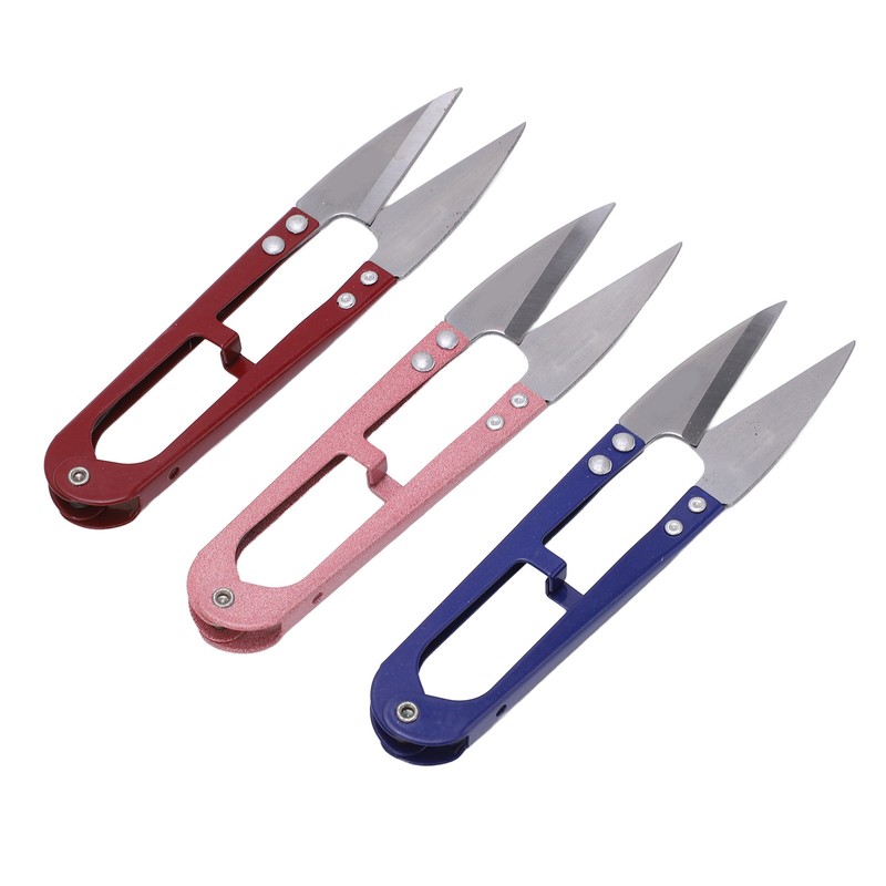 12Pcs Thread Snips Spring Action Mini Size Portable Durable Easy