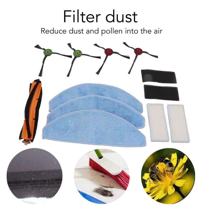 Robot Vacuum Cleaner Accessories Kit For Lydsto G2 Main Roller