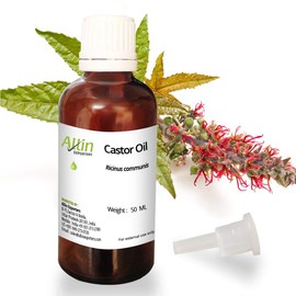 Allin Exporters Coldpressed Castor Carrier Oil (USP Grade) - 50 ML
