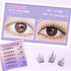 Yosanda False Eyelashes, No Glue, 1 Second, False Eyelashes, Natural,