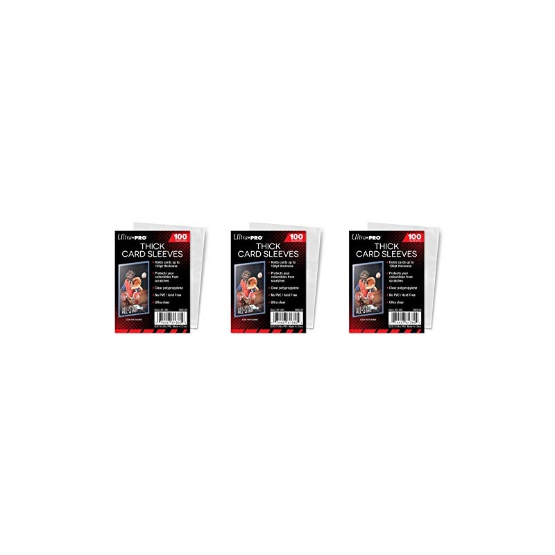 Ultra Pro Thick Card Sleeves for Thick Jersey or Memorabilia