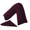 Homefurnishing Plum Hollowfibre V Pillow Back & Neck Support V