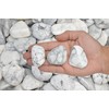 Fantasia Materials: 5 lbs Tumbled White Howlite (Magnesite) Stones from
