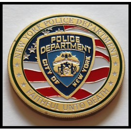 Law Enforcement New York City Police Department #21 Challenge Honor Coin