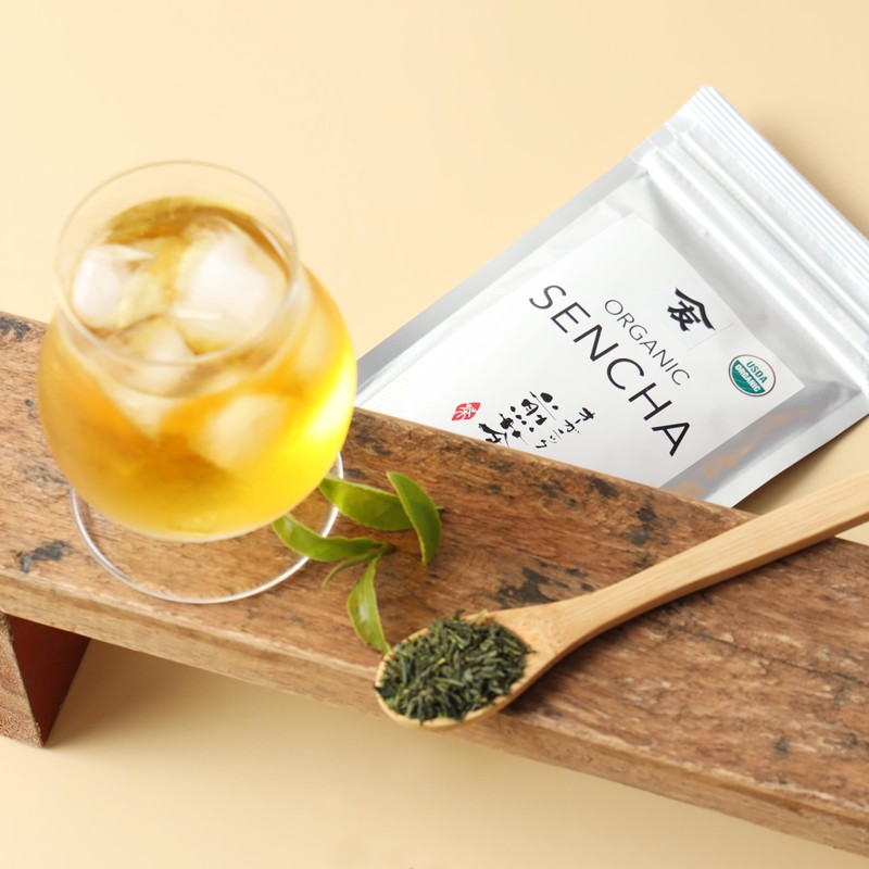 TOMOSAN Organic Sencha - Loose Leaf Japanese Premium Green Tea,