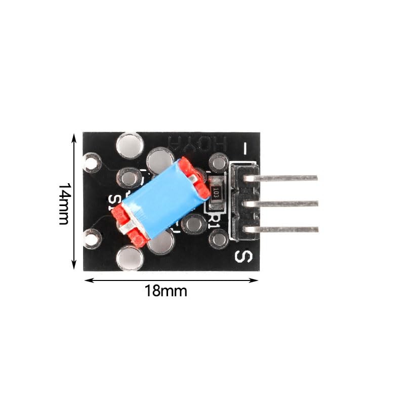 JESSINIE 5Pcs KY-020 Tilt Switch Sensor Module Tilt Angle Switch