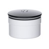Universal 40mm Outlet Black Shower Trap - 90mm Shower Drain