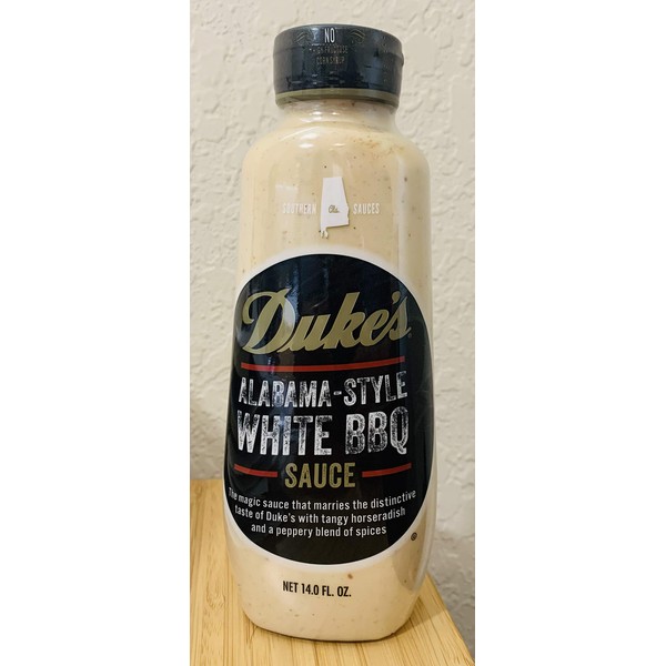 Alabama Style White Duke's Southern Dipping Sauce, 14 Oz (Pack of 1)