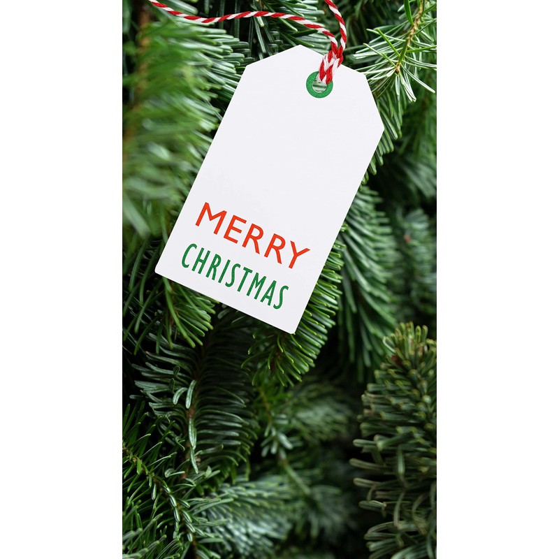 K-Kraft Christmas Gift Tags - 25-Pack - Festive Kraft Tags