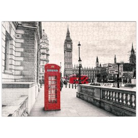 Red Telephone Box in London - Premium 500 Piece Puzzle - MyPuzzle Special Collection by Puzzle Galaxy