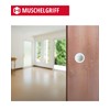 Gedotec Shell Handle Recessed | White Matt | Metal Inlet