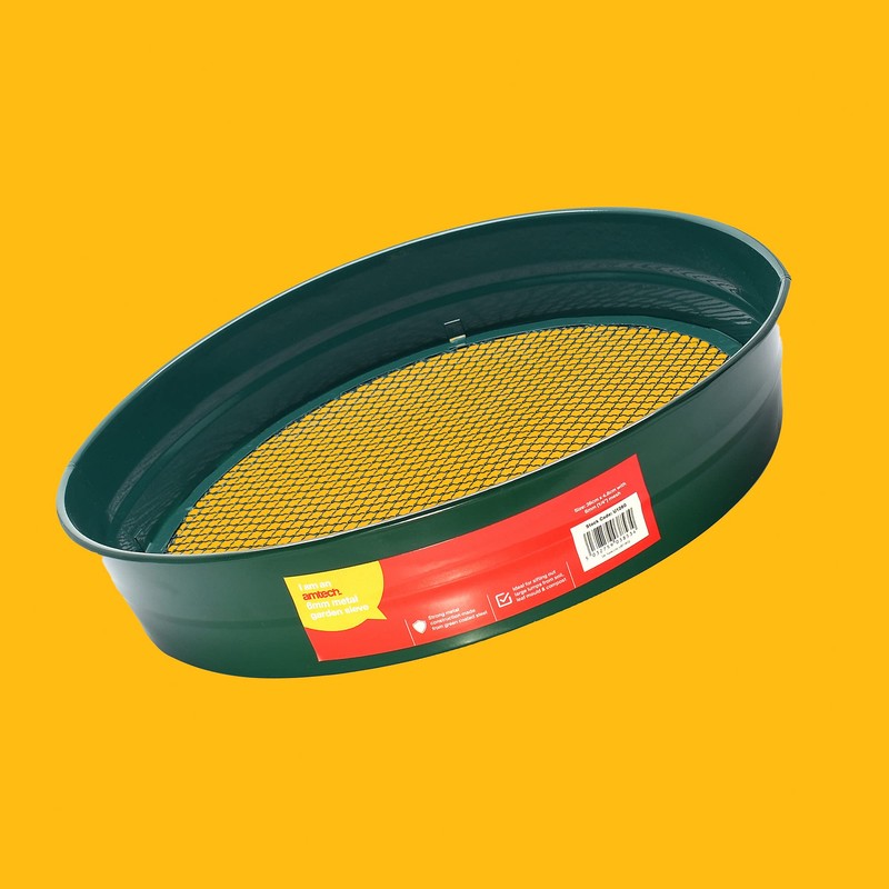 Amtech U1260 37cm (14.5”) Metal Garden Sieve
