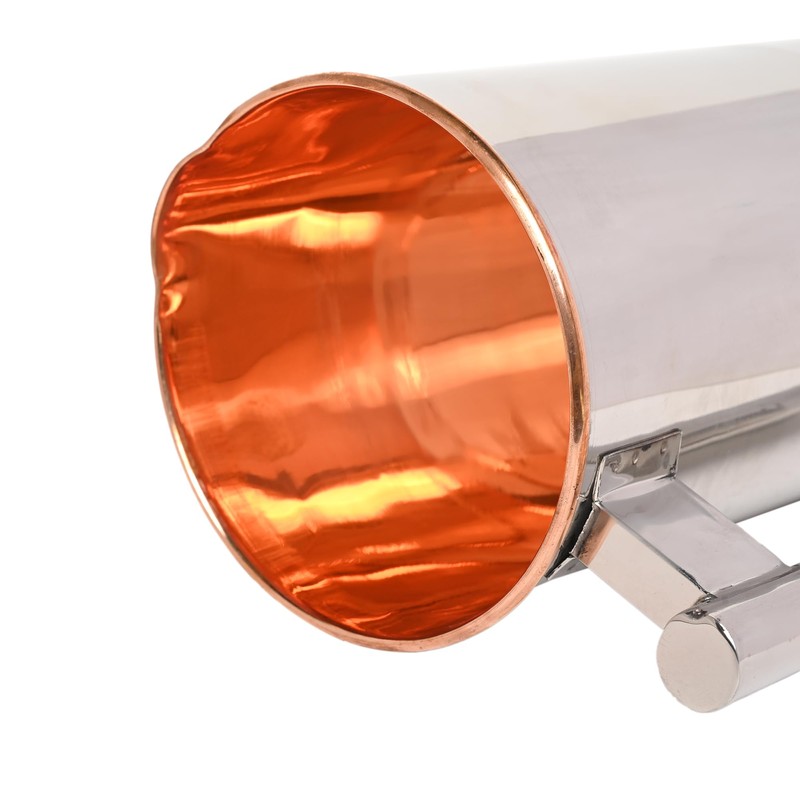 Copper and Stainless Steel Jug | Outer Stainless Steel and