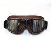 TDR WWII Style Aviator Goggles - Adjustable, Windproof, Safety Enhanced,