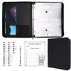 HAUTOCO Important Document Organizer Zipper Life Binder Family Emergency Binder