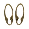 Sharplace Pack of 2 Vintage Bronze Oval Carabiner Spring Snap