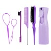 Kit Peines Y Cepillos Regadera Para Cabello Con Atomizador