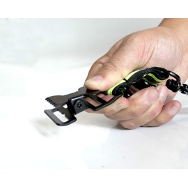 MELOTOUGH Firefighter Glove Strap | Glove Holder with Glove Leash Swivel Snap Hook,Reflective Hi-Vis Lime for Quick Access All Style Find in Melo Tough (2 Set Alligator clip-Lime color)…