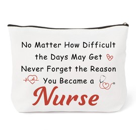 Presents for Nurses,Nurses Presents for Women,Student Nurse Gifts,Makeup Bag Nurse Appreciation Gifts,Christmas Gifts,Thanksgiving Gift,Graduation Gift Ideas
