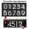 3 inch Reflective Mailbox Numbers for Outside, 5 Sets Number