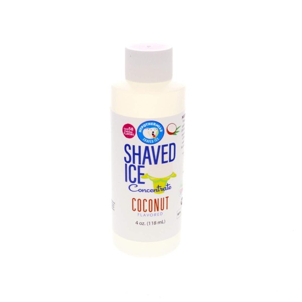 Coconut Shaved Ice and Snow Cone Flavor Concentrate 4 Fl