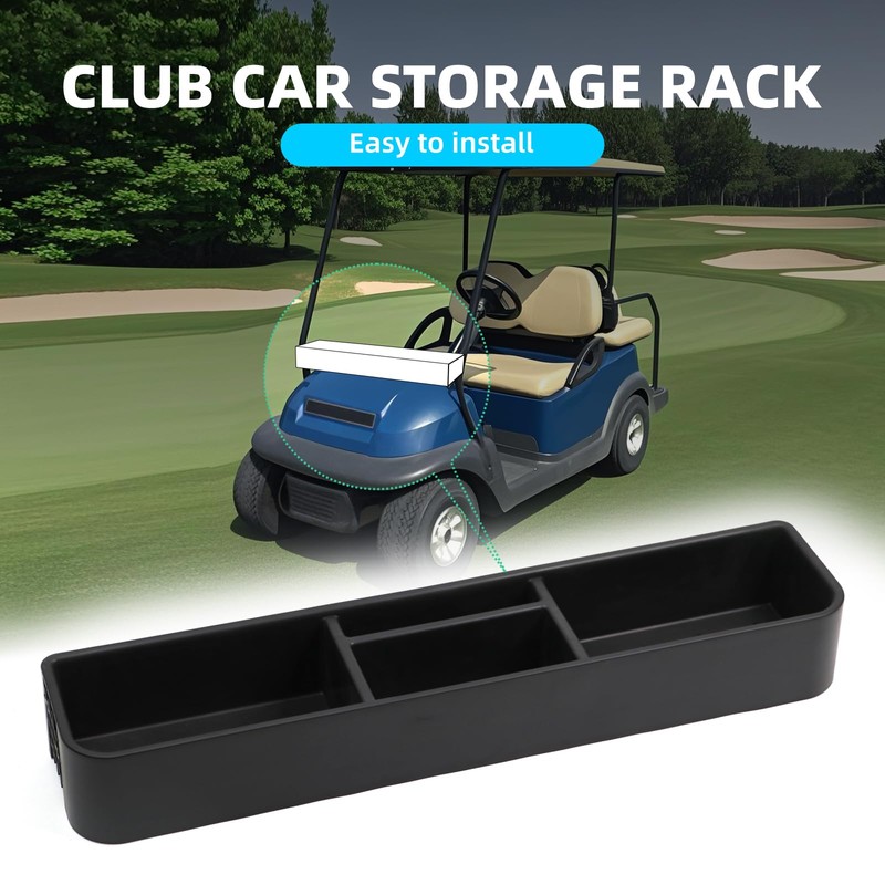 DIYOLFALL Golf Cart Storage Basket for Club Car Precedent 2004-Up