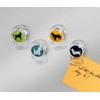 Spectrum Magnetic Dogs Clips 4-Piece