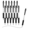 M&G Ballpoint Pen 0.5mm, 12pcs Retractable Fine Point Black Ink