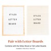 Stiles 122 2cm Standard Letters for Letter Boards, Plastic, Changeable