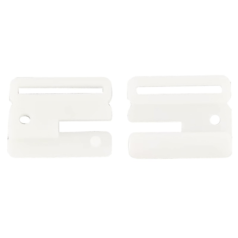 100 set Craft Plastic White Tape Closure Hook & Clasp