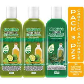 2 Shampoos De Bergamota Y Shampoo Árbol De Te Envió Gratis                                                                                            