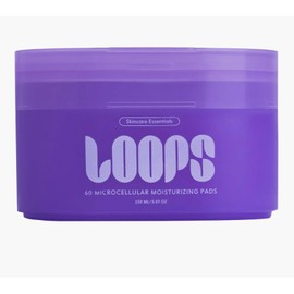 LOOPS Hidratante microcelular: nutre, repone y reequilibra: cuidado de la piel que estimula, restaura, hidrata y equilibra el colágeno: almohadilla Veocell Embo prehumedecida: humectante facial ant