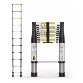 Viopy Escalera Telescopica Portatil De Aluminio 3.3m Estabilizador