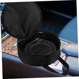 PACKOVE Cable Bag Round Tool Organizer Storage Bag for Cable Charger Portable Tool Bag Organizer Bag