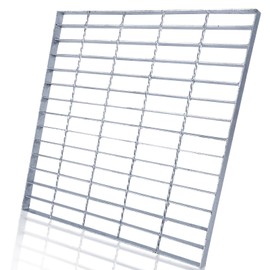 apgbwj Galvanized Steel Drain Grate, 20" X 20" Outdoor Drain Cover, Heavy Duty Metal Sewer Drain Cover Sliver Square Drain Grate for Concrete Floor (True Size 19.7" X 19.7")