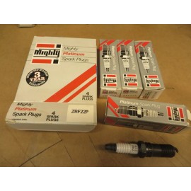 MIGHTY PLATINUM spark plug NEW UNUSED NOS # ZRF22P GROUP OF 4 PIECES