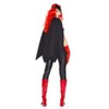 4 PC. Ladies Bat Woman Bodysuit Costume Set - X-Small