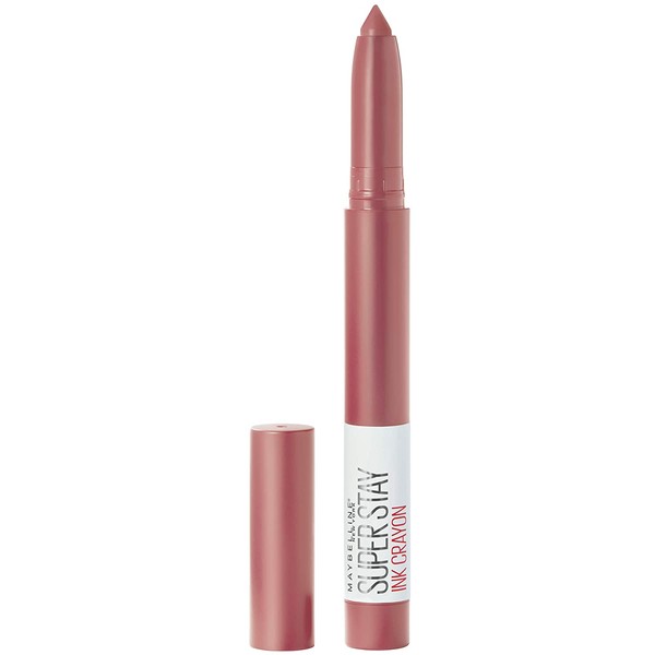 Maybelline SuperStay Ink Crayon Lipstick, Matte Longwear Lipstick Makeup, Lead The Way