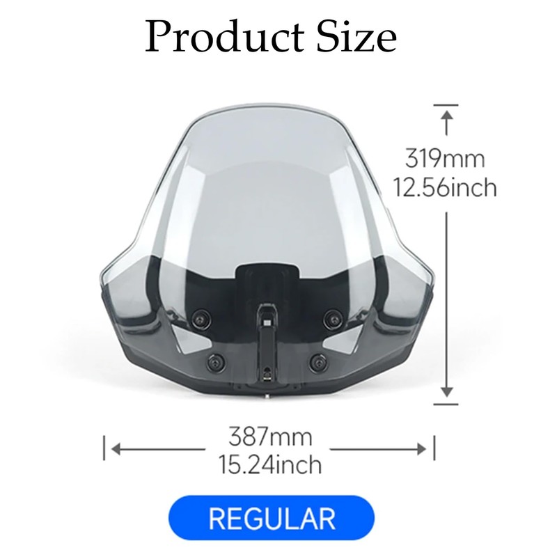 FWXEOZ Windshield for Can-Am Ryker 600 900 Sport Rally Edition