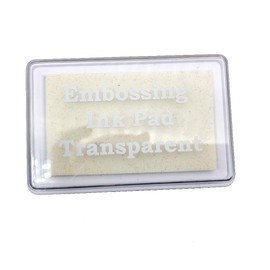 caralin Embossing Ink Pad Transparent Stamp Inkpad for DIY Planner Scrapbook Card Making Sponge, Plastic Stamp Pad