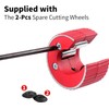 Sharp-tec Pipe Cutter 15mm and 22mm, Copper Pipe Cutter with