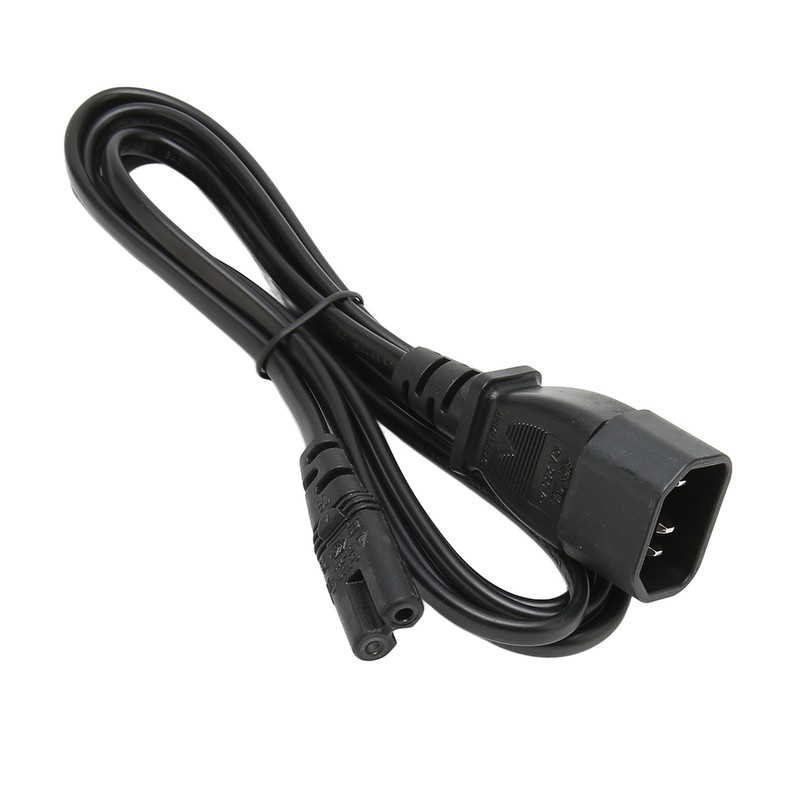 IEC320 C14 to C7 Cord Male to Female Power Adapter