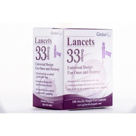 Easy Glide 33 Gauge Pull Top Lancets - Virtually Pain-Free Testing - Suitable for Most Lancing Devices