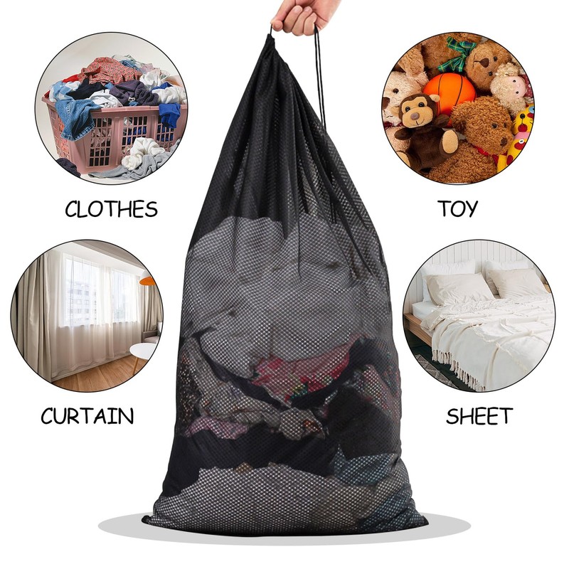 SYEYCW 2 Pcs Laundry Net Bags, 60 x 90cm Organizer